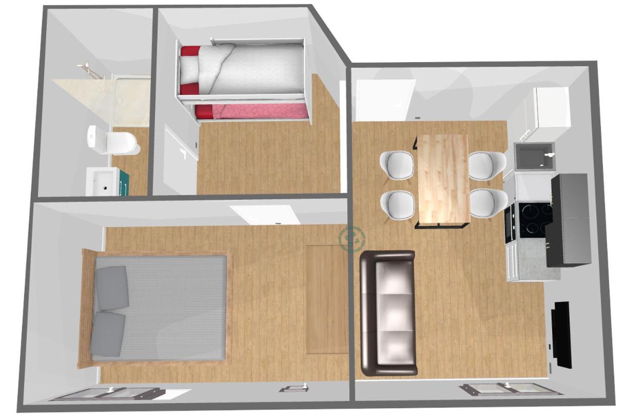 Villa Jean Julien - Le Guery - Appartement T2Bis - 2 Chambres - 4 Personnes 르몽도레 외부 사진